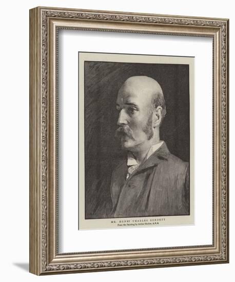 Mr Henry Charles Burdett-Arthur Hacker-Framed Giclee Print