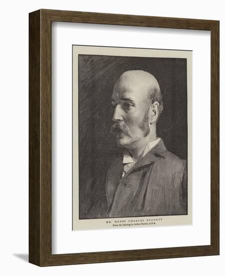 Mr Henry Charles Burdett-Arthur Hacker-Framed Giclee Print