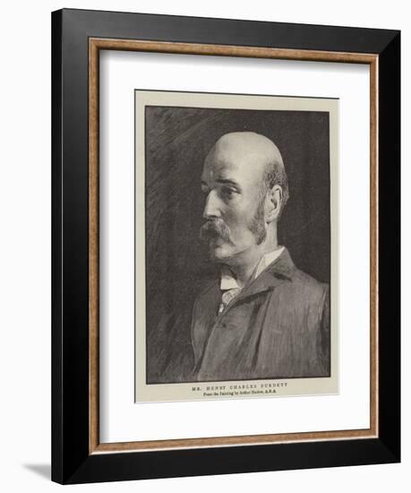 Mr Henry Charles Burdett-Arthur Hacker-Framed Giclee Print