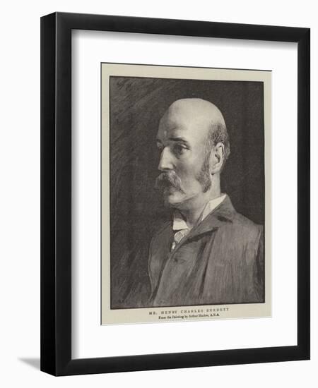 Mr Henry Charles Burdett-Arthur Hacker-Framed Giclee Print