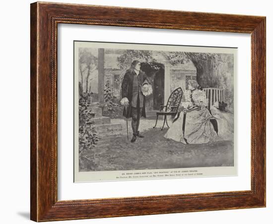 Mr Henry James's New Play, Guy Domville, at the St James's Theatre-Henry Charles Seppings Wright-Framed Giclee Print