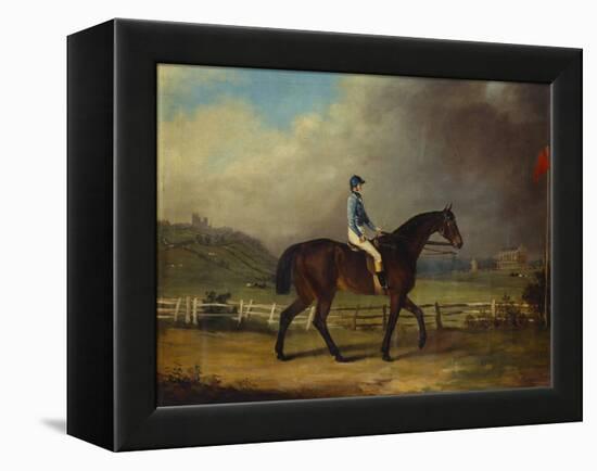 Mr. Hindley's Brown Filly 'Rosina' by 'Romulus' Ridden by the Owner on Lincoln Race Course-P. Ewbank-Framed Premier Image Canvas