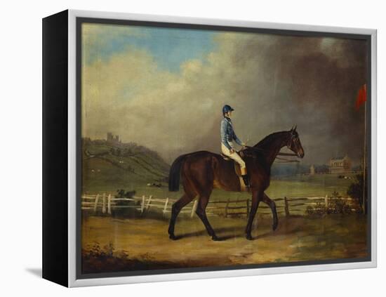 Mr. Hindley's Brown Filly 'Rosina' by 'Romulus' Ridden by the Owner on Lincoln Race Course-P. Ewbank-Framed Premier Image Canvas