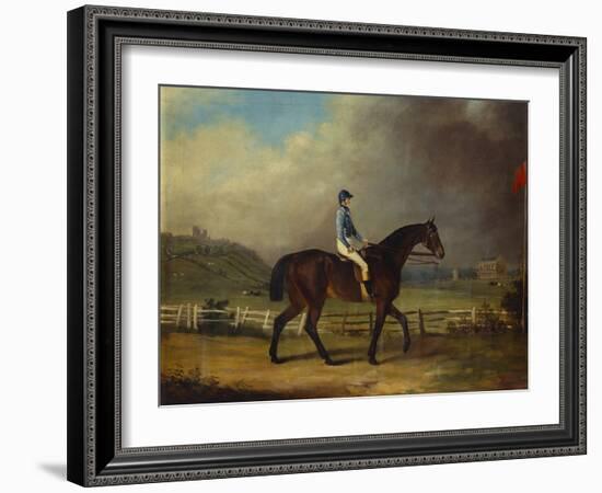 Mr. Hindley's Brown Filly 'Rosina' by 'Romulus' Ridden by the Owner on Lincoln Race Course-P. Ewbank-Framed Giclee Print