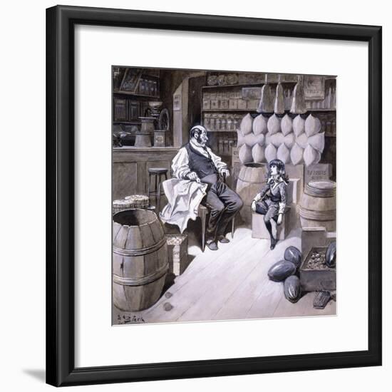 Mr. Hobbs-Reginald Bathurst Birch-Framed Giclee Print