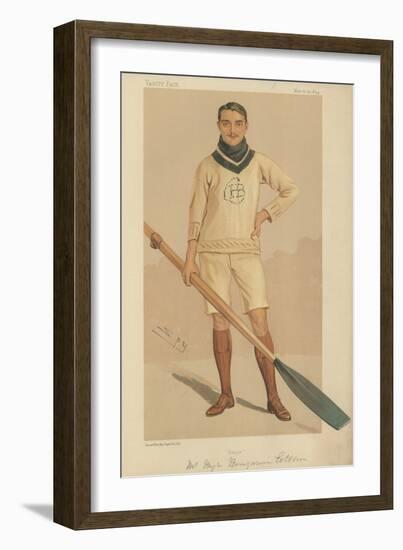 Mr Hugh Benjamin Cotton-Sir Leslie Ward-Framed Giclee Print