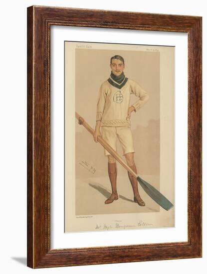 Mr Hugh Benjamin Cotton-Sir Leslie Ward-Framed Giclee Print