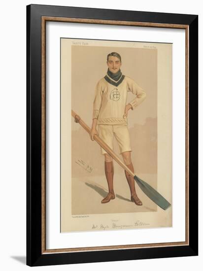 Mr Hugh Benjamin Cotton-Sir Leslie Ward-Framed Giclee Print