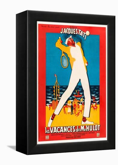 Mr. Hulot's Holiday, 1953 (Les Vacances De Monsieur Hulot)-null-Framed Premier Image Canvas