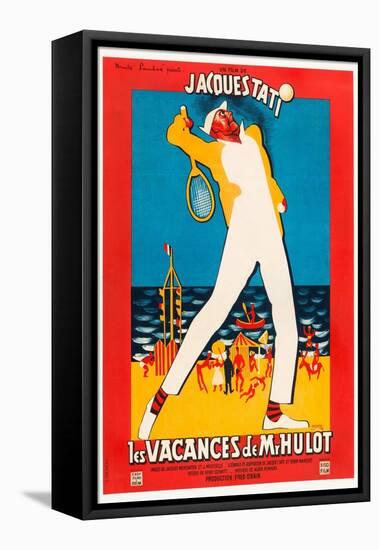 Mr. Hulot's Holiday, 1953 (Les Vacances De Monsieur Hulot)-null-Framed Premier Image Canvas