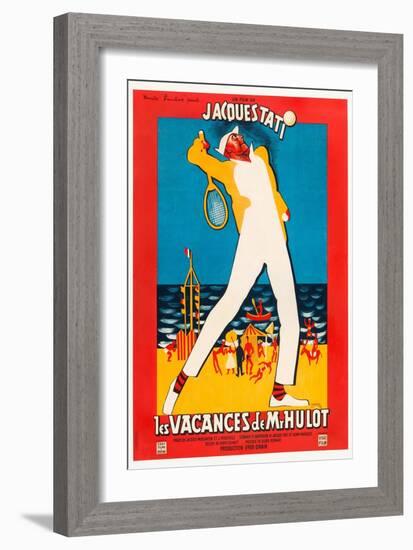 Mr. Hulot's Holiday, 1953 (Les Vacances De Monsieur Hulot)-null-Framed Giclee Print