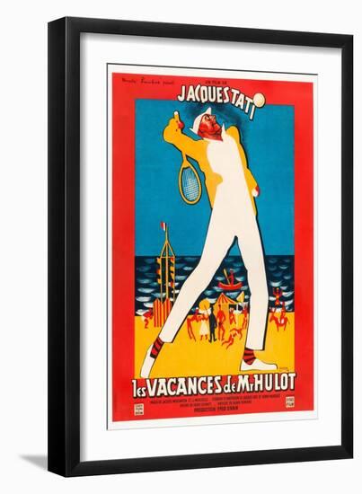 Mr. Hulot's Holiday, 1953 (Les Vacances De Monsieur Hulot)-null-Framed Giclee Print