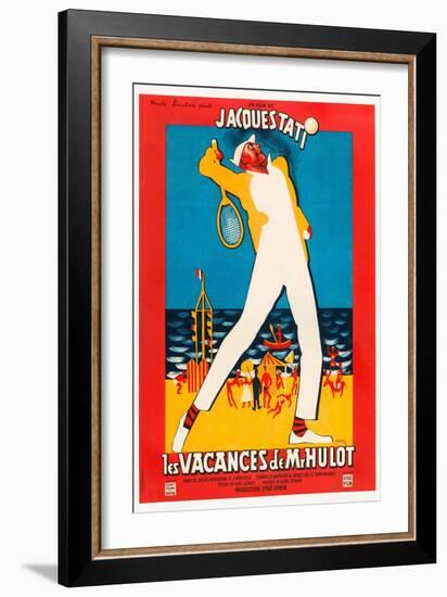 Mr. Hulot's Holiday, 1953 (Les Vacances De Monsieur Hulot)-null-Framed Giclee Print