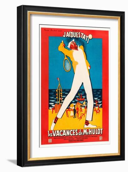 Mr. Hulot's Holiday, 1953 (Les Vacances De Monsieur Hulot)-null-Framed Giclee Print