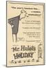 Mr. Hulot's Holiday, 1953-null-Mounted Art Print