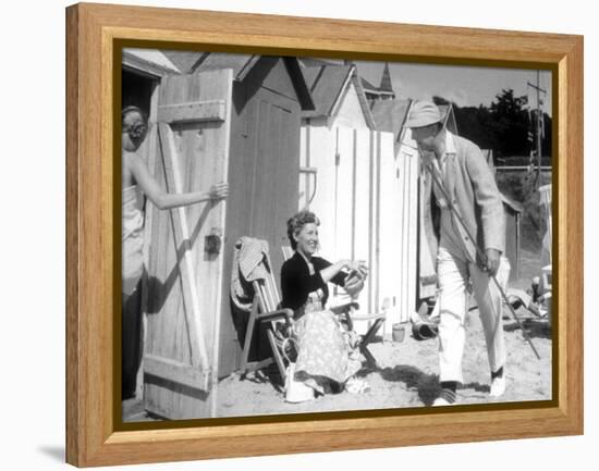 Mr. Hulot's Holiday, (aka Les Vacances De Monsieur Hulot), 1953-null-Framed Stretched Canvas