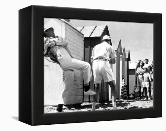 Mr. Hulot's Holiday, (aka Les Vacances De Monsieur Hulot), Jacques Tati, 1953-null-Framed Stretched Canvas