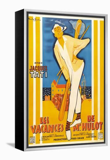 Mr. Hulot's Holiday-null-Framed Stretched Canvas