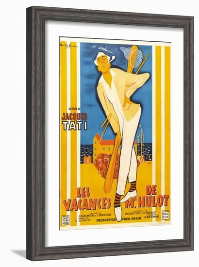 Mr. Hulot's Holiday-null-Framed Art Print