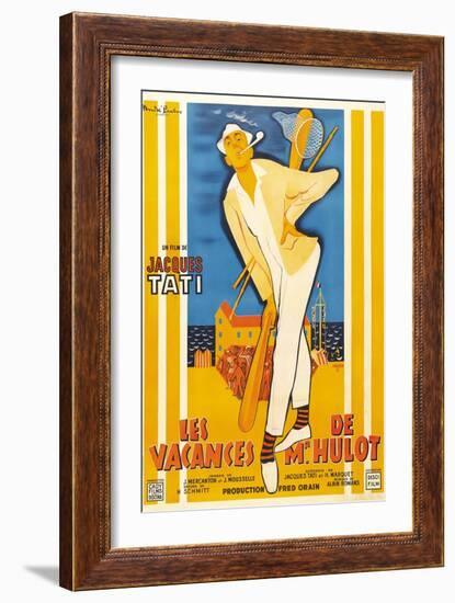 Mr. Hulot's Holiday-null-Framed Art Print