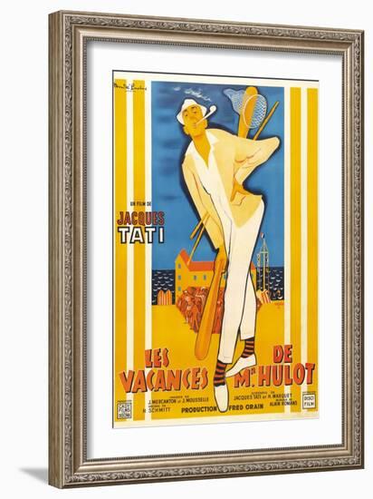 Mr. Hulot's Holiday-null-Framed Premium Giclee Print