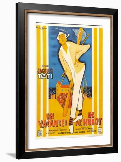 Mr. Hulot's Holiday-null-Framed Premium Giclee Print