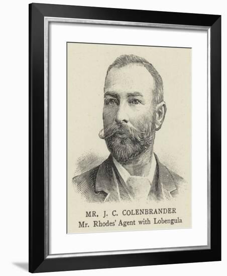 Mr J C Colenbrander-null-Framed Giclee Print