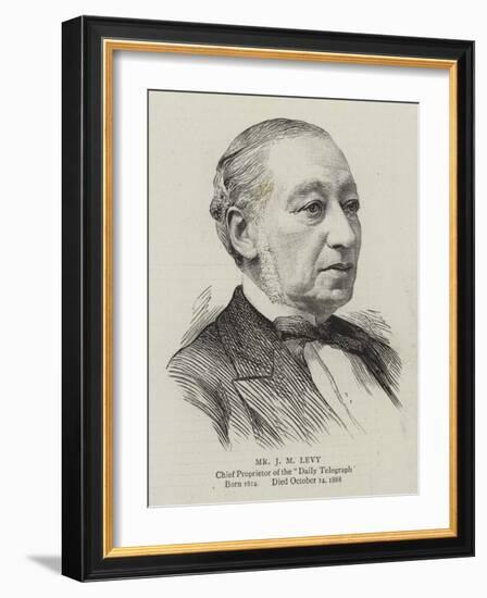 Mr J M Levy-null-Framed Giclee Print