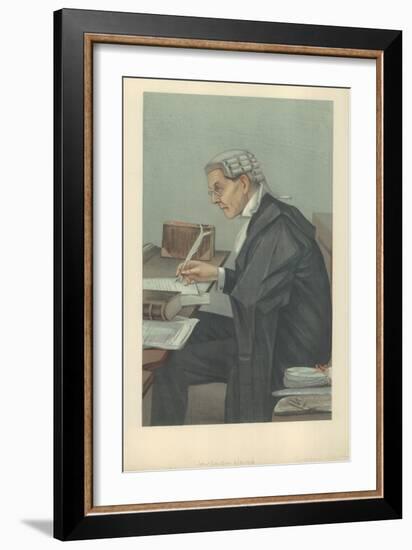 Mr John Lawson Walton, 6 March 1902, Vanity Fair Cartoon-Sir Leslie Ward-Framed Giclee Print