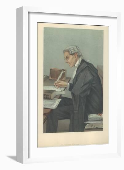 Mr John Lawson Walton, 6 March 1902, Vanity Fair Cartoon-Sir Leslie Ward-Framed Giclee Print