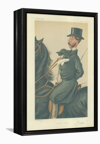 Mr John Mackenzie Grieve-Sir Leslie Ward-Framed Premier Image Canvas