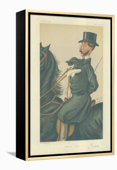 Mr John Mackenzie Grieve-Sir Leslie Ward-Framed Premier Image Canvas