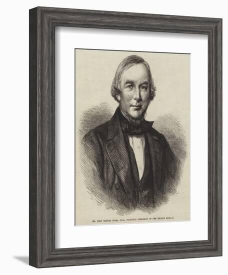 Mr John Winter Jones, Fsa, Principal Librarian of the British Museum-null-Framed Giclee Print