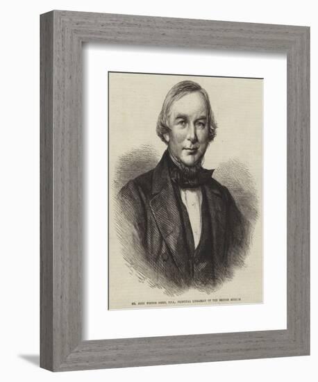 Mr John Winter Jones, Fsa, Principal Librarian of the British Museum-null-Framed Giclee Print