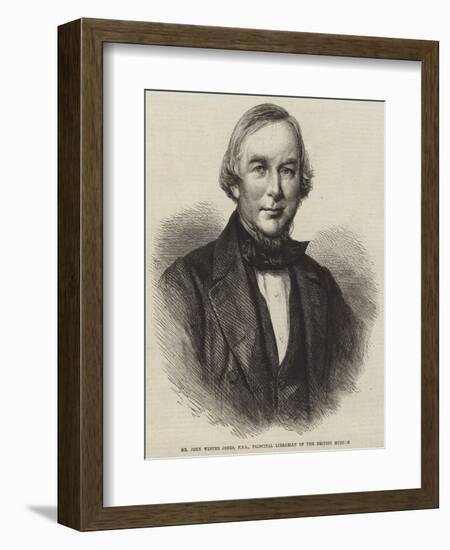 Mr John Winter Jones, Fsa, Principal Librarian of the British Museum-null-Framed Giclee Print