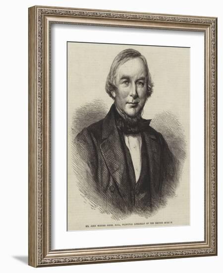 Mr John Winter Jones, Fsa, Principal Librarian of the British Museum-null-Framed Giclee Print