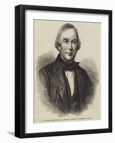 Mr John Winter Jones, Fsa, Principal Librarian of the British Museum-null-Framed Giclee Print