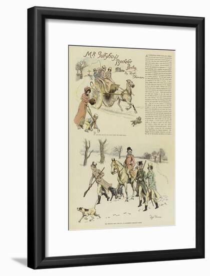 Mr Jollyboy's Bachelor Party-Hugh Thomson-Framed Giclee Print