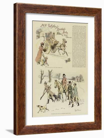 Mr Jollyboy's Bachelor Party-Hugh Thomson-Framed Giclee Print