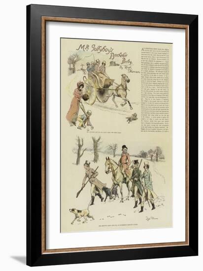 Mr Jollyboy's Bachelor Party-Hugh Thomson-Framed Giclee Print