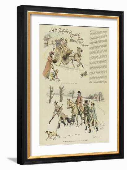 Mr Jollyboy's Bachelor Party-Hugh Thomson-Framed Giclee Print