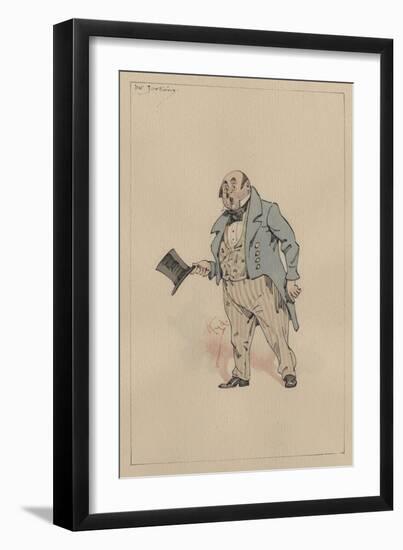 Mr Jorkins, C.1920s-Joseph Clayton Clarke-Framed Giclee Print