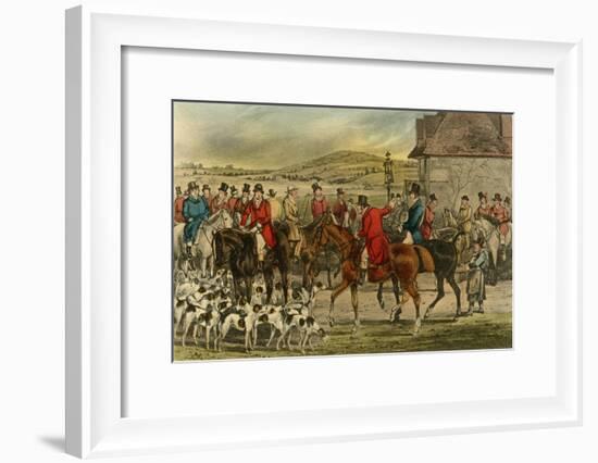 'Mr. Jorrocks introduces the Yorkshireman to the Surrey', 1838-Henry Thomas Alken-Framed Giclee Print