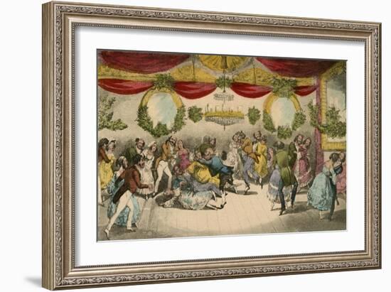 'Mr. Jorrocks makes a 'Faux Pas' at the Countess de Jackson's Ball', 1838-Henry Thomas Alken-Framed Giclee Print