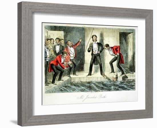 Mr Jorrocks's Bath, 1845-null-Framed Giclee Print