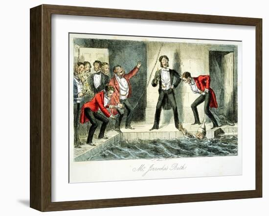 Mr Jorrocks's Bath, 1845-null-Framed Giclee Print