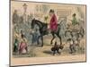 'Mr. Jorrocks starting for The cut me down Countries', 1854-John Leech-Mounted Giclee Print