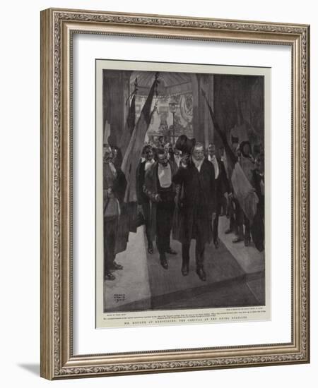 Mr Kruger at Marseilles, the Arrival at the Hotel Noailles-Frank Craig-Framed Giclee Print
