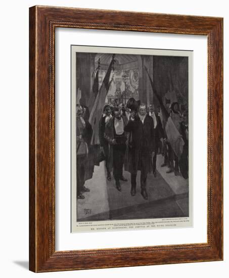 Mr Kruger at Marseilles, the Arrival at the Hotel Noailles-Frank Craig-Framed Giclee Print