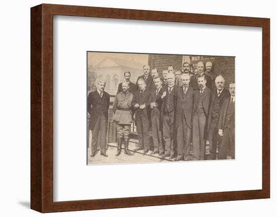 'Mr. Lloyd George, Prime Minister, and some of his colleagues in 1917', c1917-Unknown-Framed Photographic Print